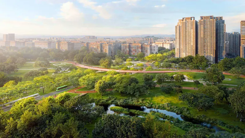 Ang Mo Kio Bishan AMK Park With Bridge 1600Px (1)